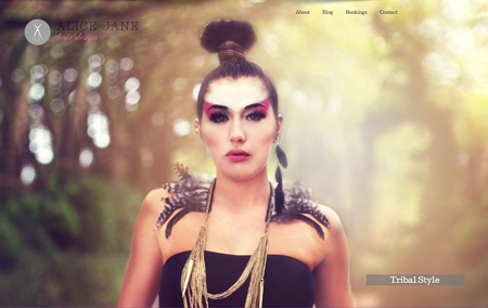 Landing Page with Slide Show