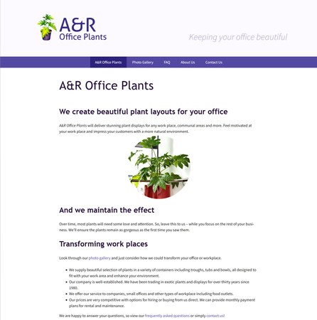 AR Office Plants