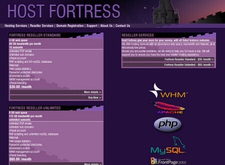 Hosting Service Details