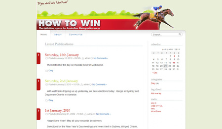 Blog Entries on Home Page