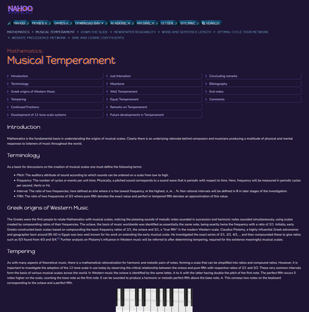 Musical Temperament