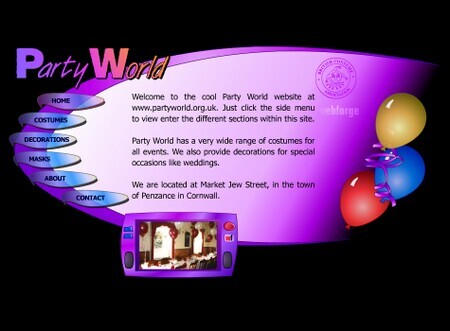 Home Page in Flash