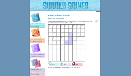 Killer Sudoku Solver