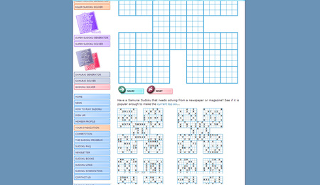 Frequently Solved Samurai Sudoku Puzzles