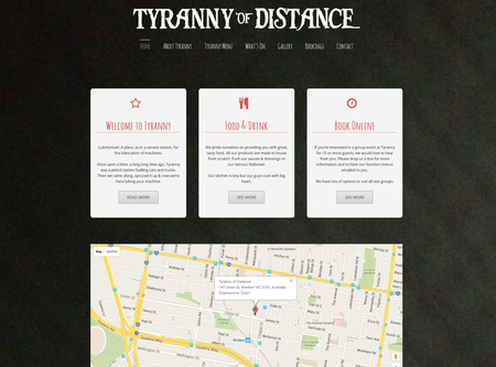 Initial Home Page